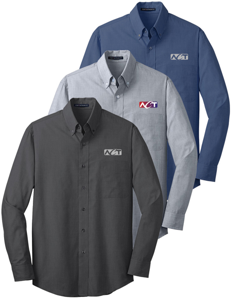 Picture of Port Authority® Crosshatch Easy Care Shirt (2-3 Week Delivery)